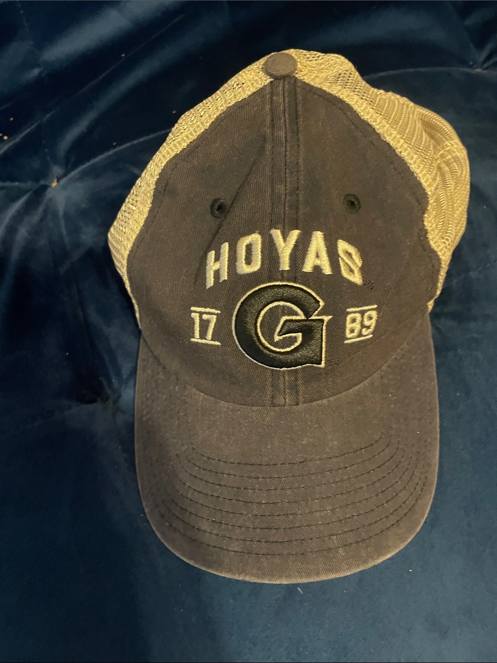 Top of the World Hoyas Trucker Cap - Black and Tan